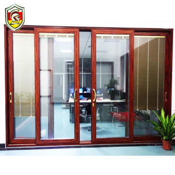 AS/NZ2208 standard double clear glazing aluminium frame heavy duty commercial building used metal security doors